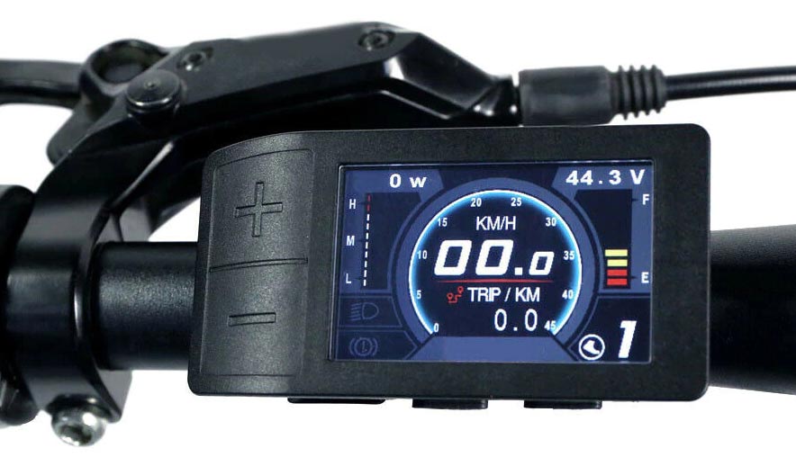 ebike for older people speedometer